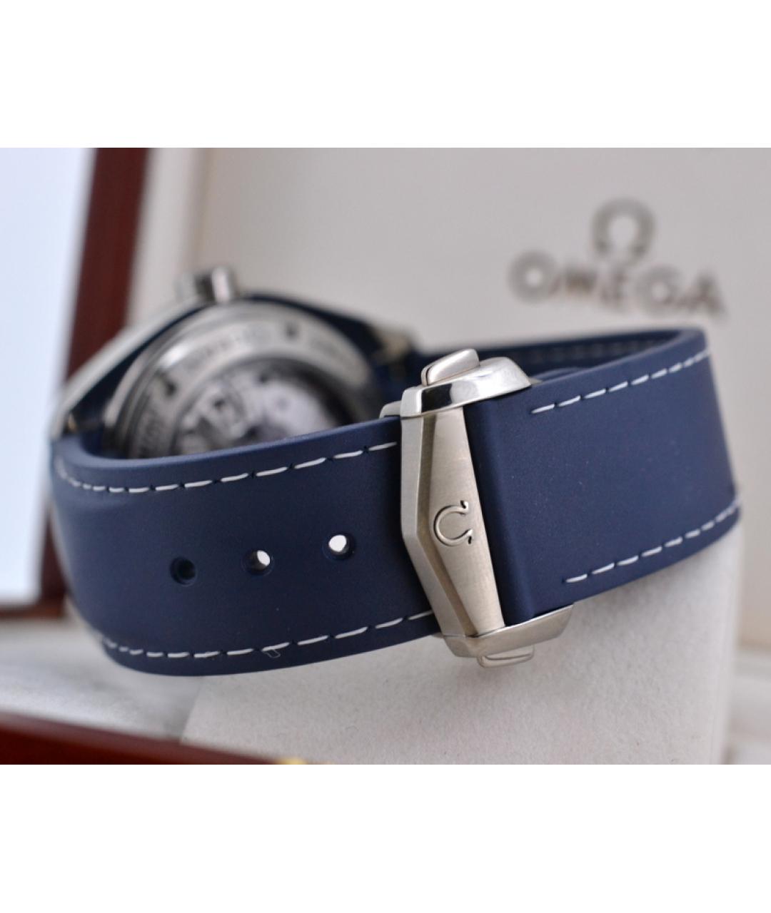 OMEGA Темно-синие часы, фото 7