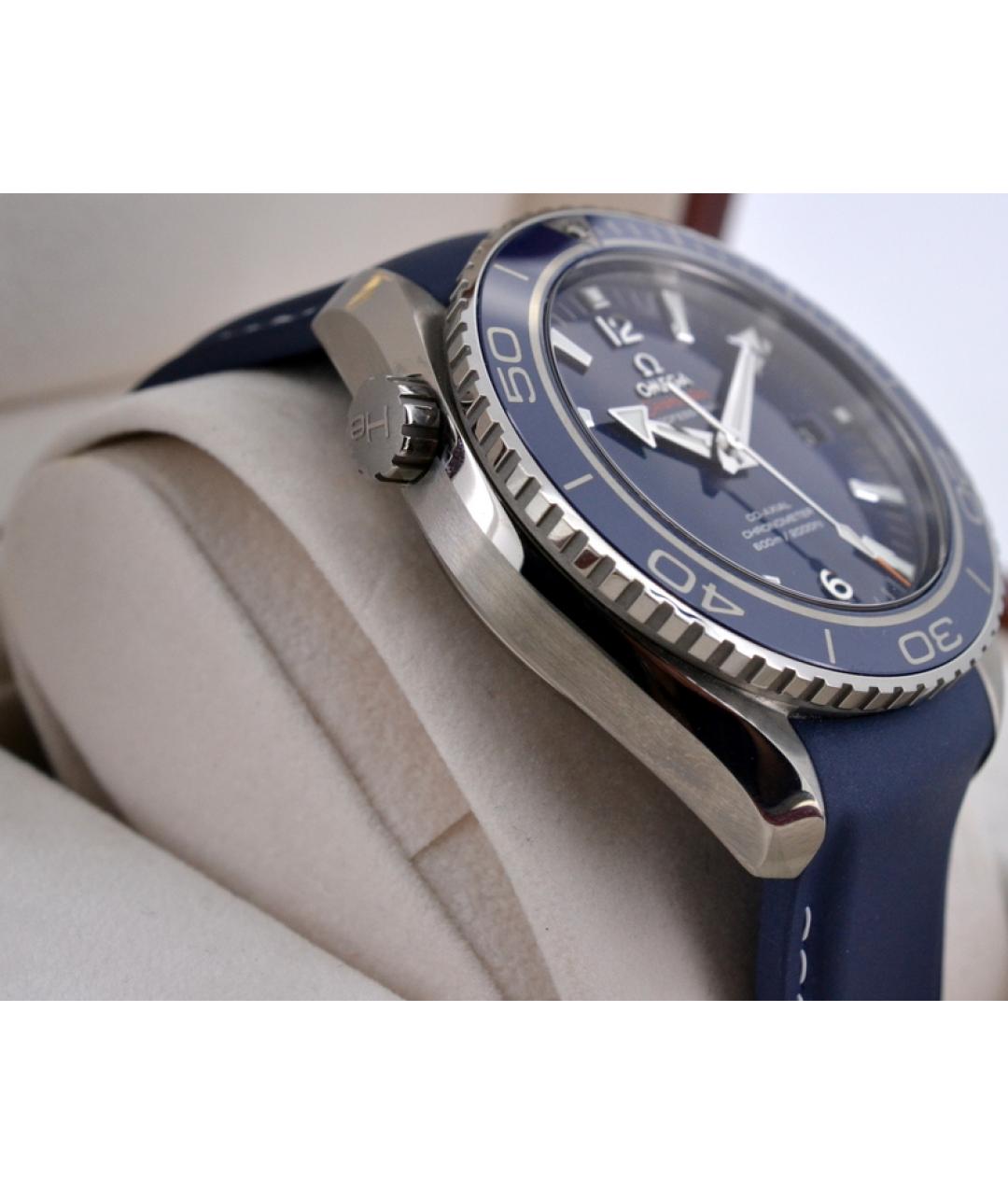 OMEGA Темно-синие часы, фото 8