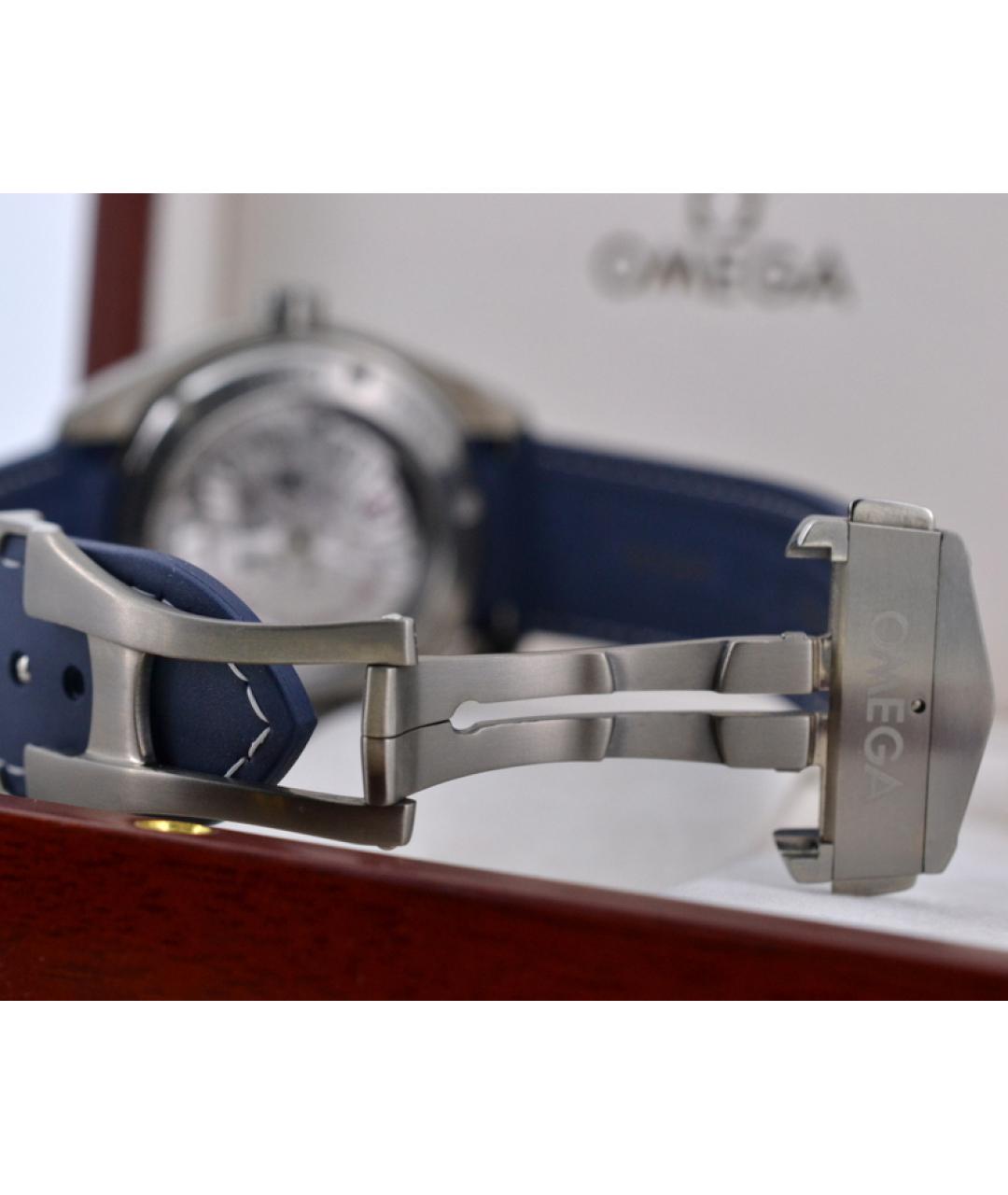 OMEGA Темно-синие часы, фото 2