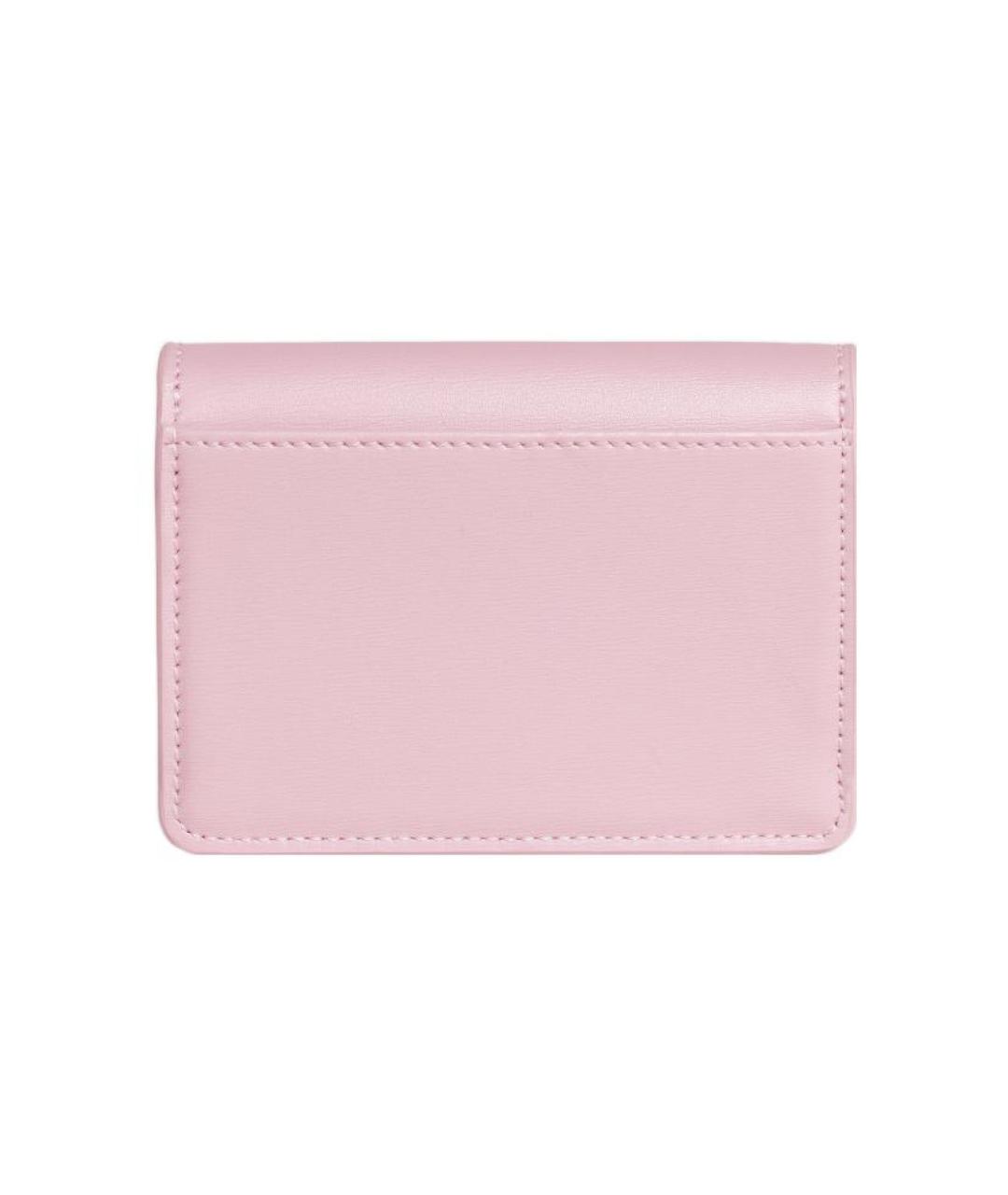 CELINE Розовый кожаный кардхолдер, фото 3