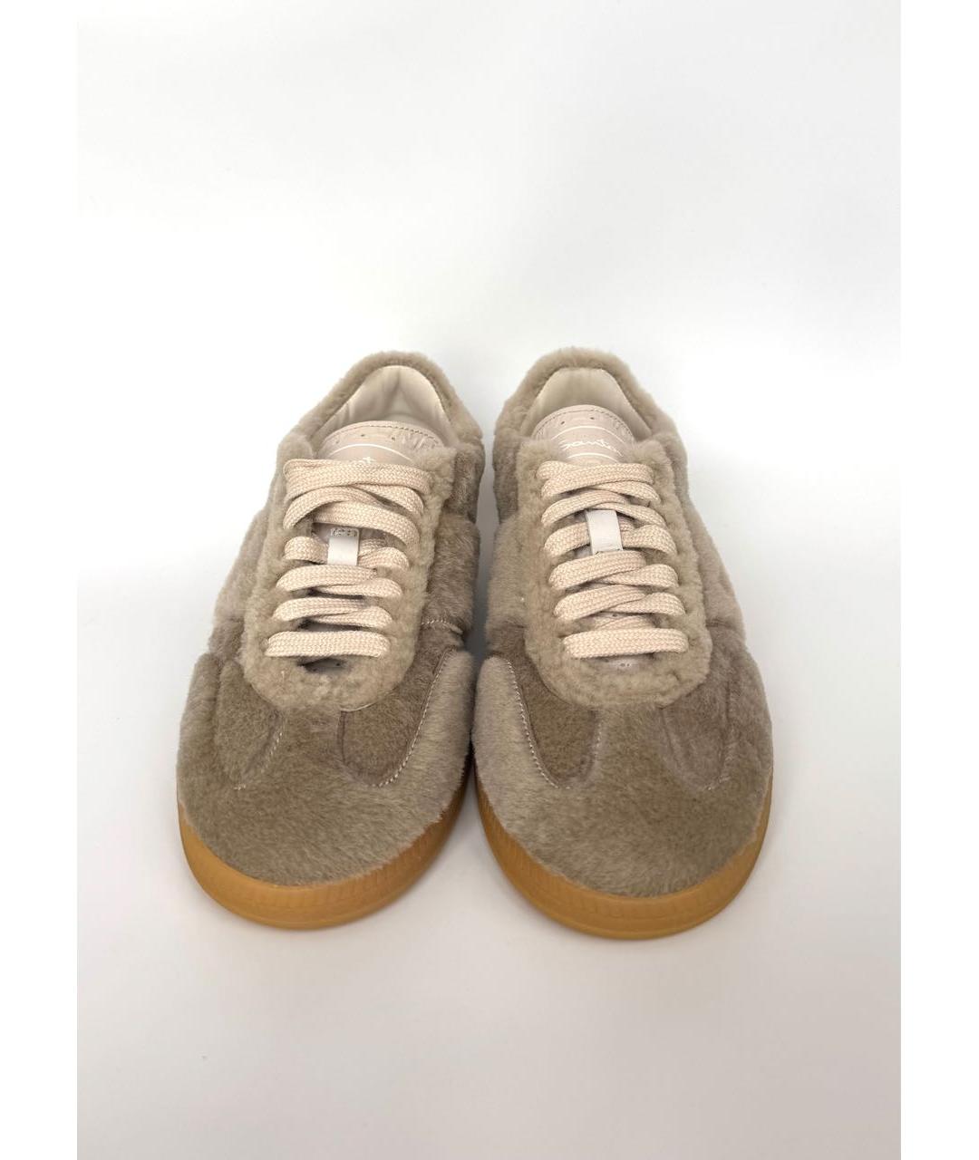 SANTONI Бежевые кеды, фото 2