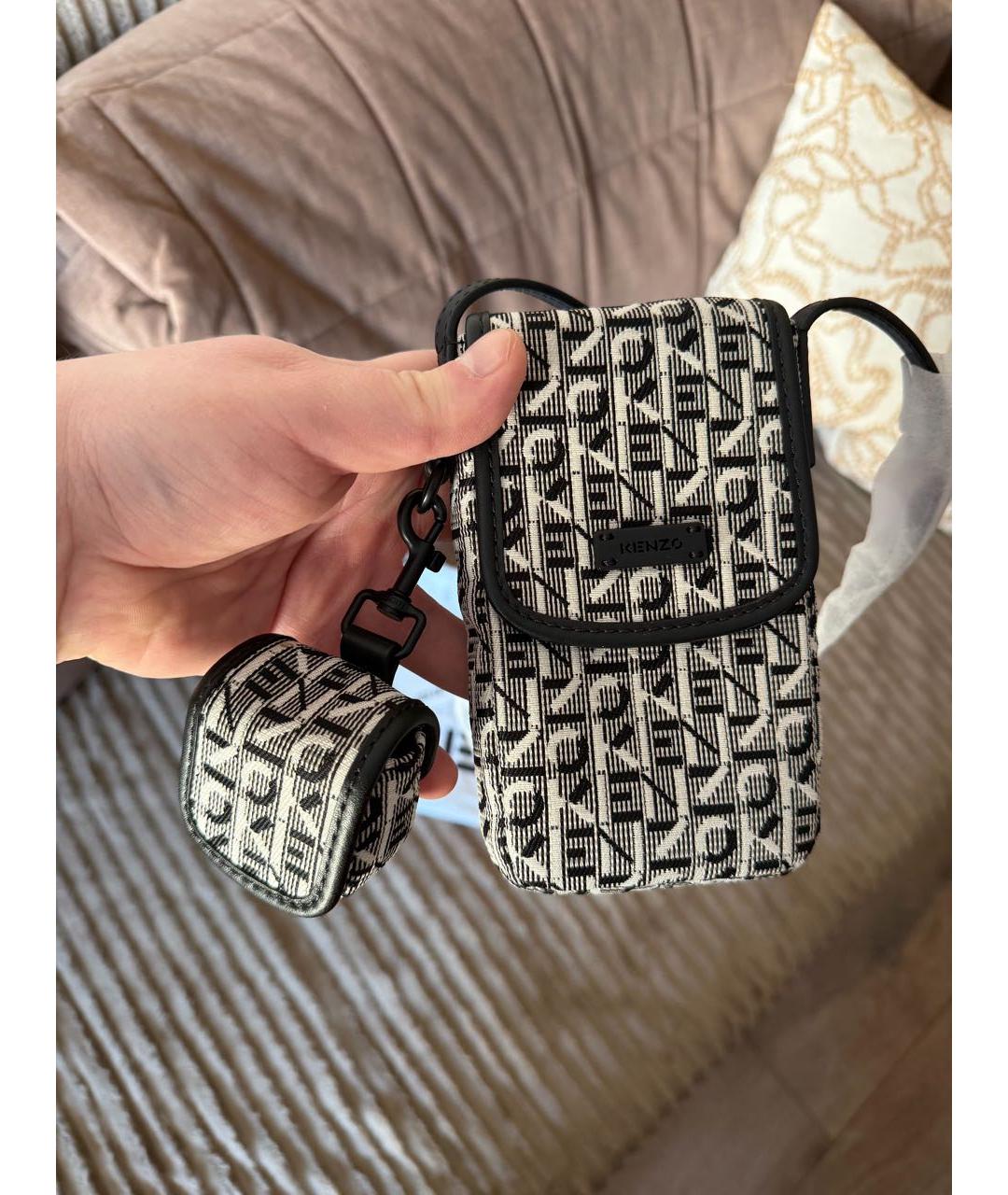 KENZO Мульти тканевая сумка на плечо, фото 3