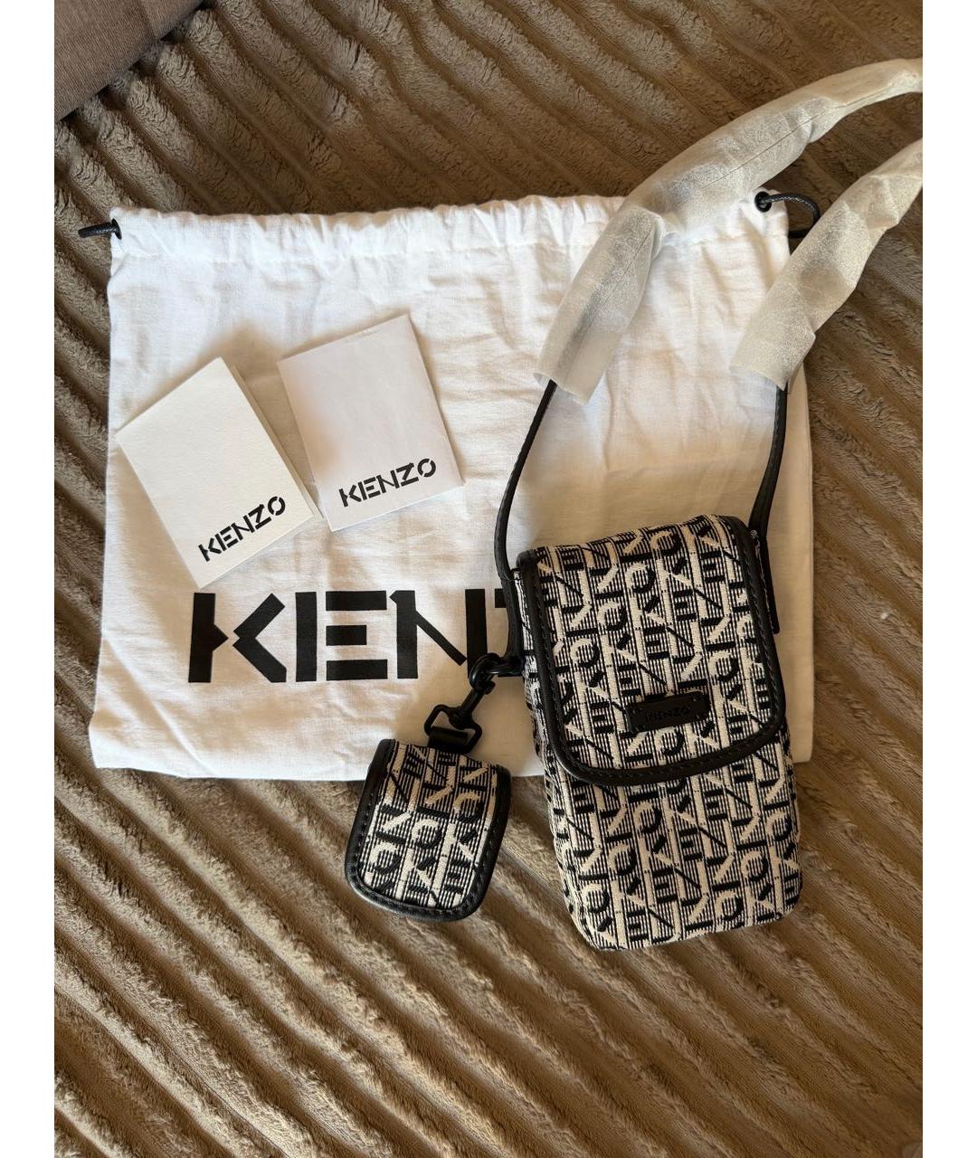KENZO Мульти тканевая сумка на плечо, фото 5