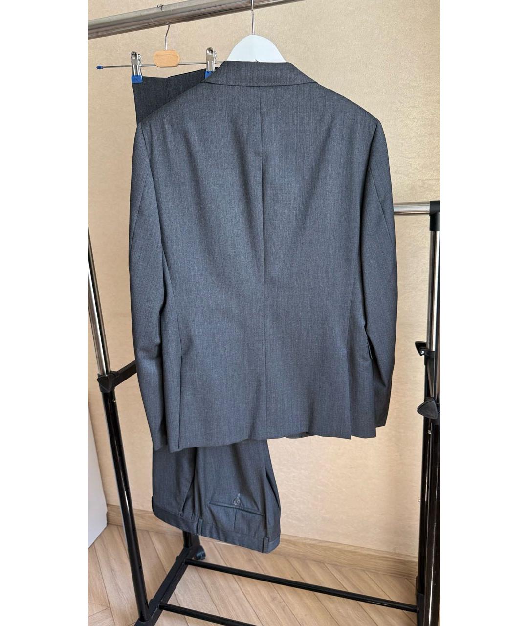 ZEGNA Антрацитовый классический костюм, фото 5