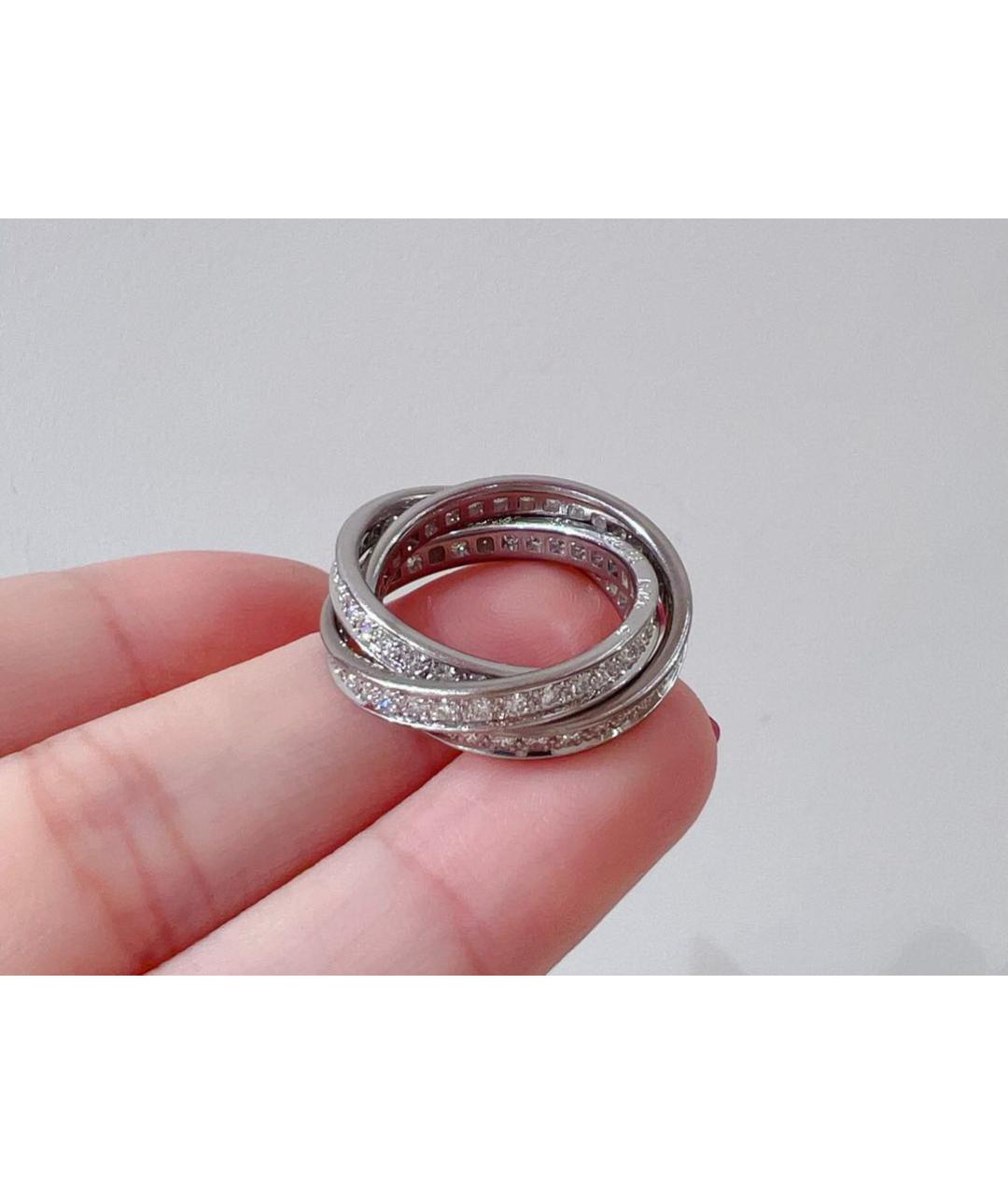 CARTIER Серебряное кольцо из белого золота, фото 5