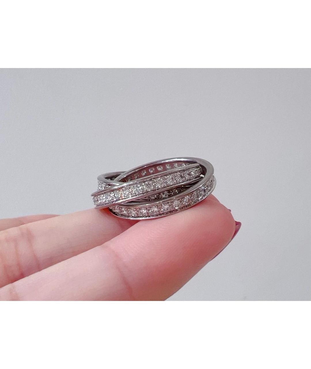 CARTIER Серебряное кольцо из белого золота, фото 4