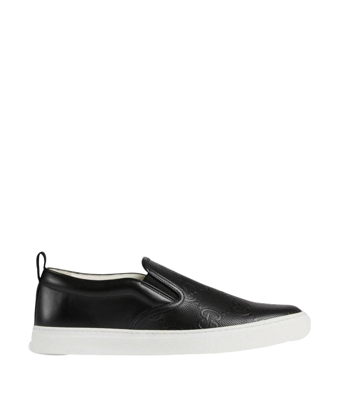 GUCCI Черные лоферы, фото 1