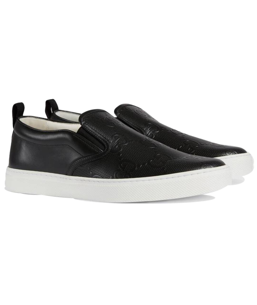 GUCCI Черные лоферы, фото 3