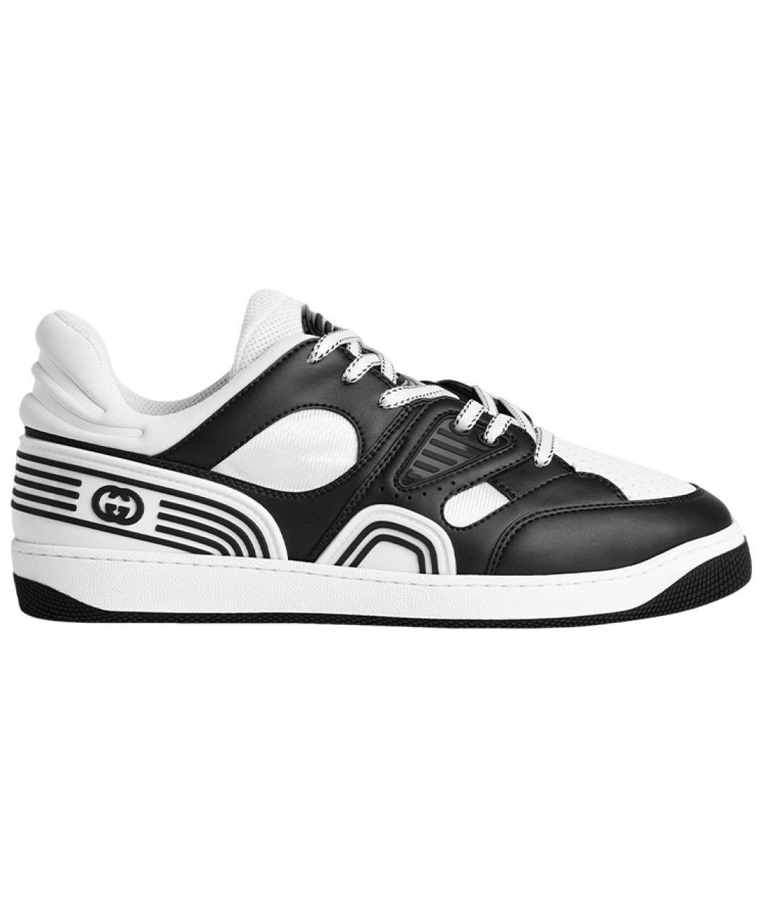 GUCCI Черные низкие кроссовки / кеды, фото 1