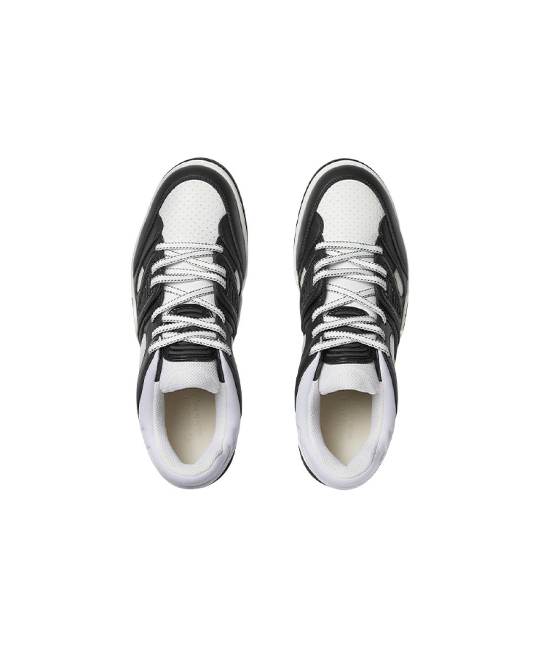 GUCCI Черные низкие кроссовки / кеды, фото 3