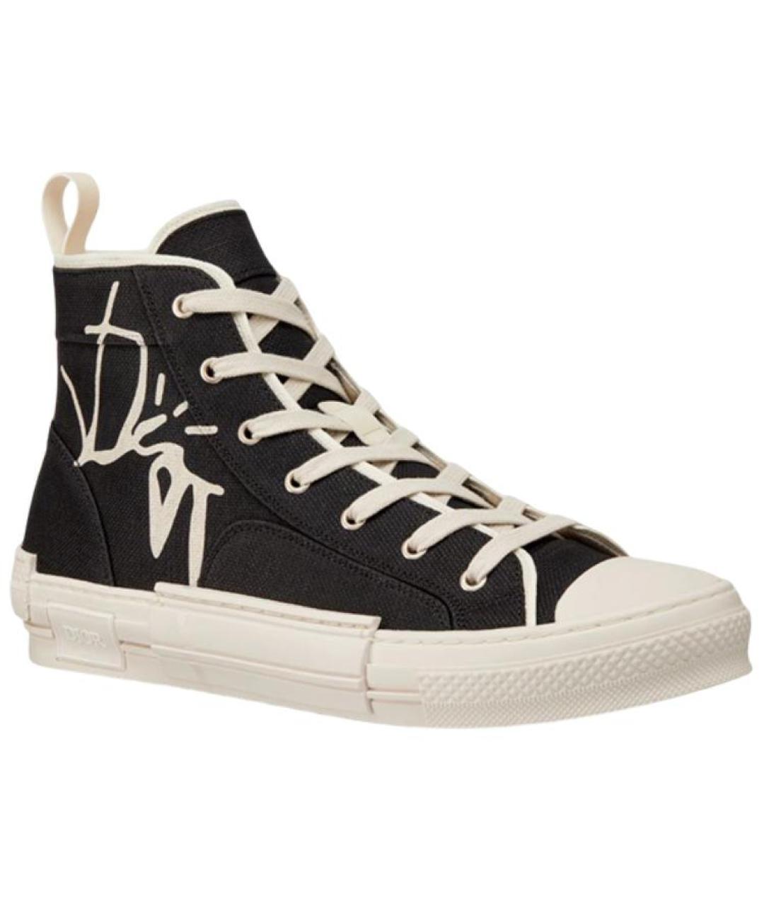 CHRISTIAN DIOR Черные высокие кроссовки / кеды, фото 3