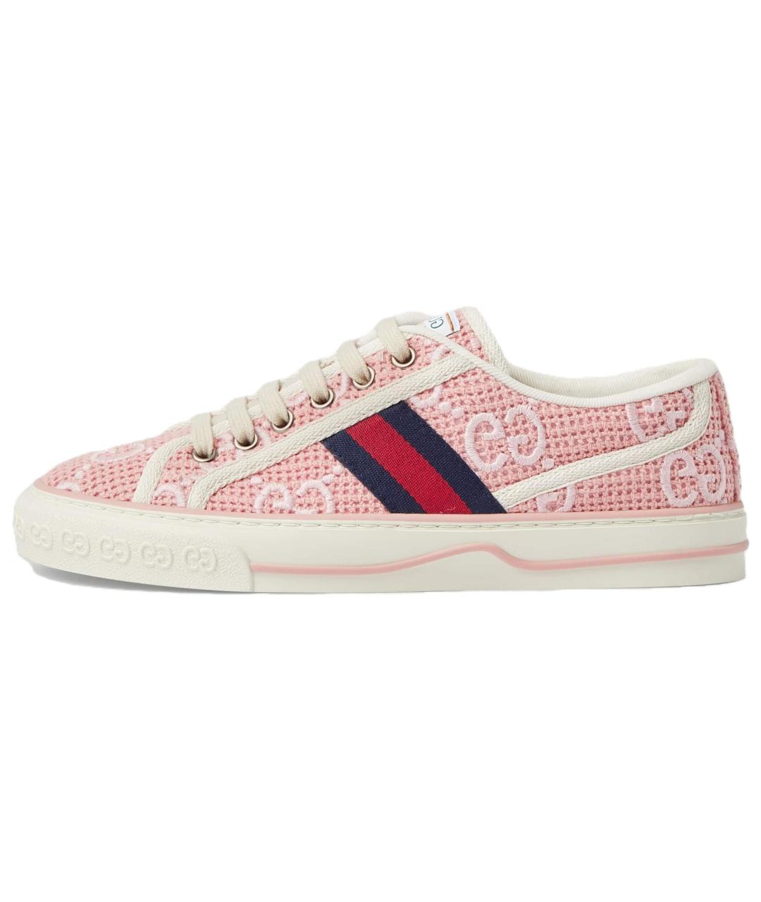 GUCCI Розовые кроссовки, фото 6