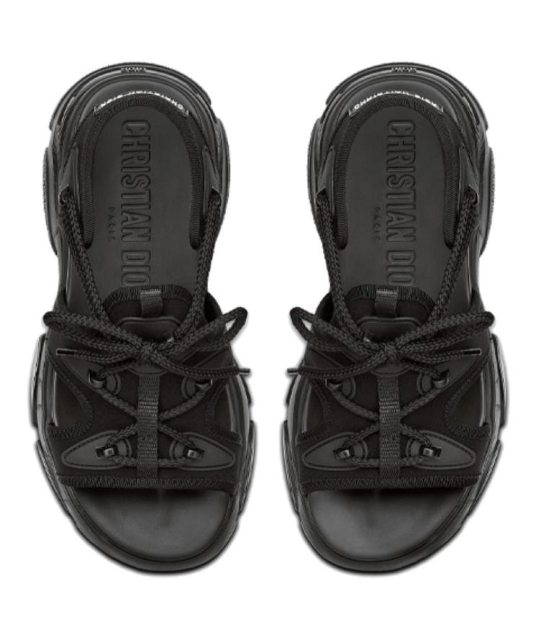 CHRISTIAN DIOR Черные сандалии, фото 4