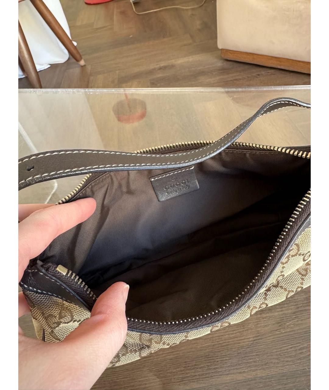 GUCCI Коричневая сумка через плечо, фото 4