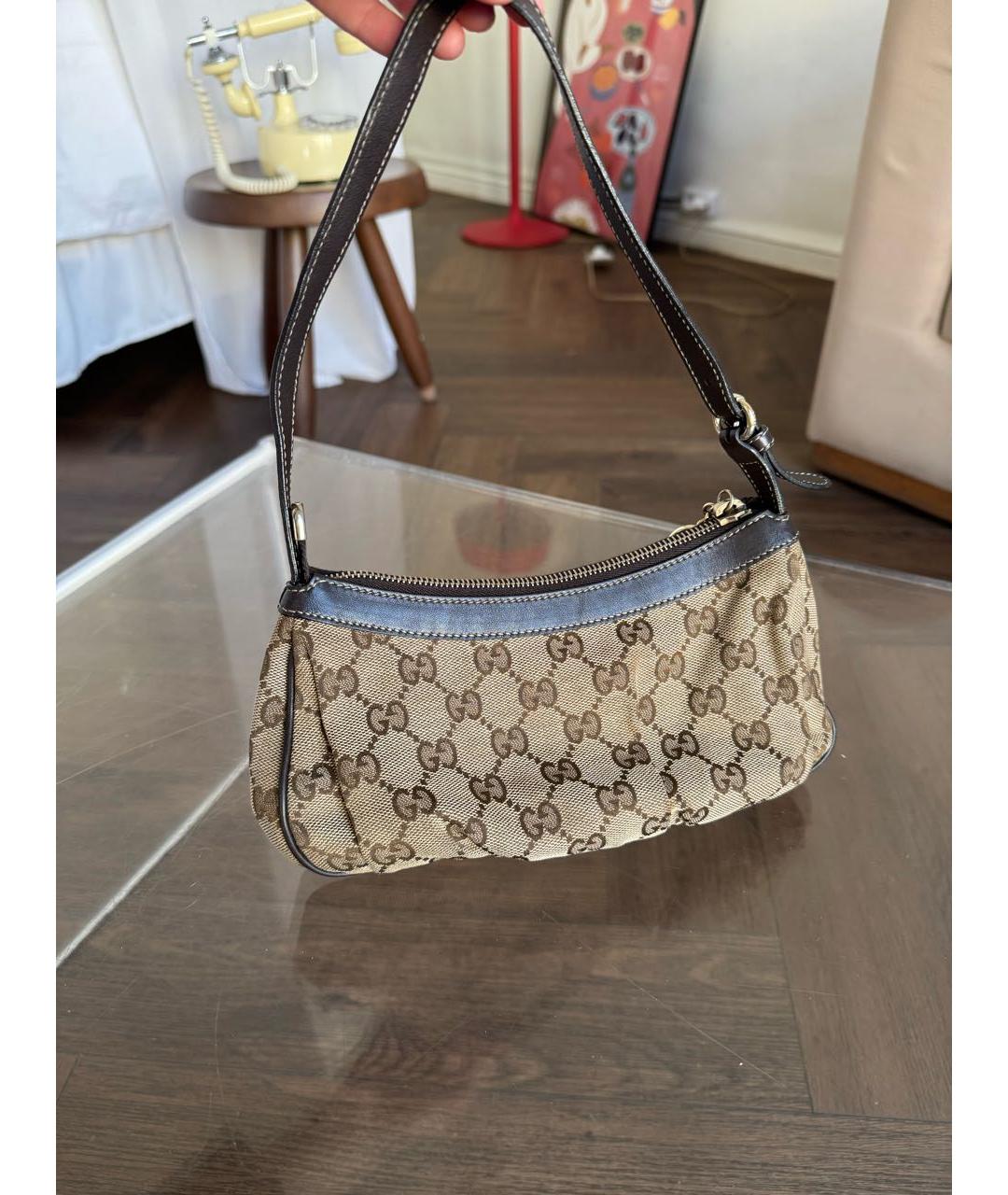 GUCCI Коричневая сумка через плечо, фото 2