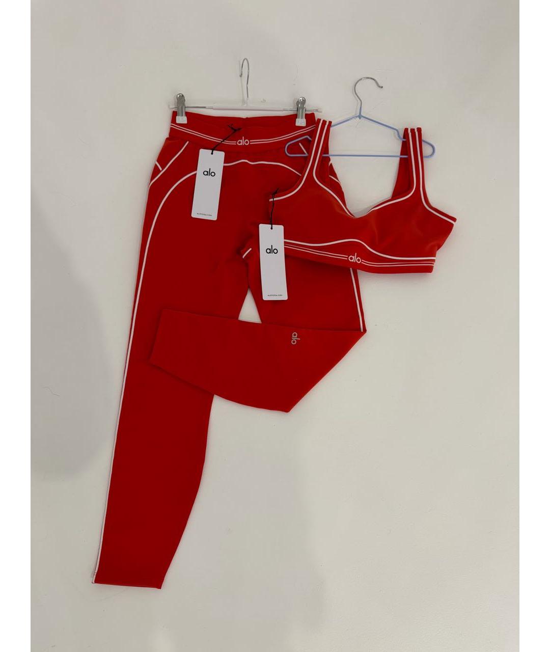ALO YOGA Красный полиамидовый спортивные костюмы, фото 3