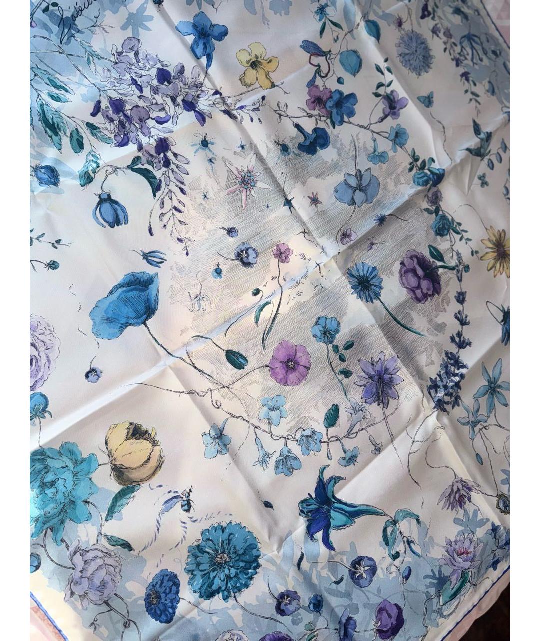 CHRISTIAN DIOR Мульти шелковый платок, фото 3