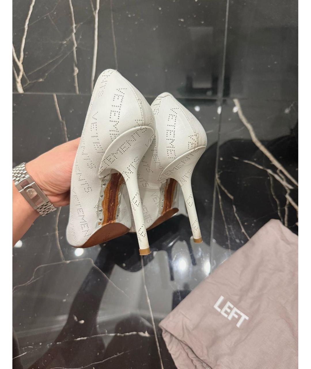 VETEMENTS Белые кожаные туфли, фото 6