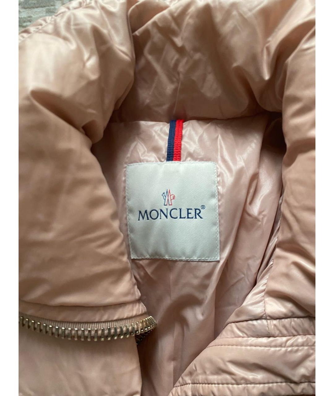 MONCLER Розовая куртка, фото 3