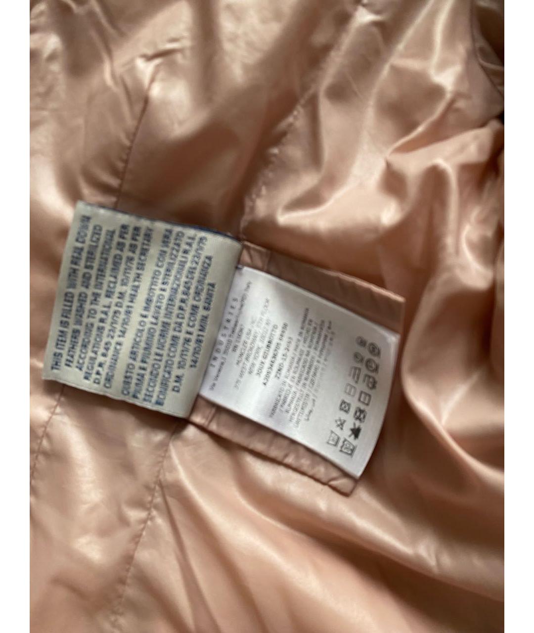 MONCLER Розовая куртка, фото 5