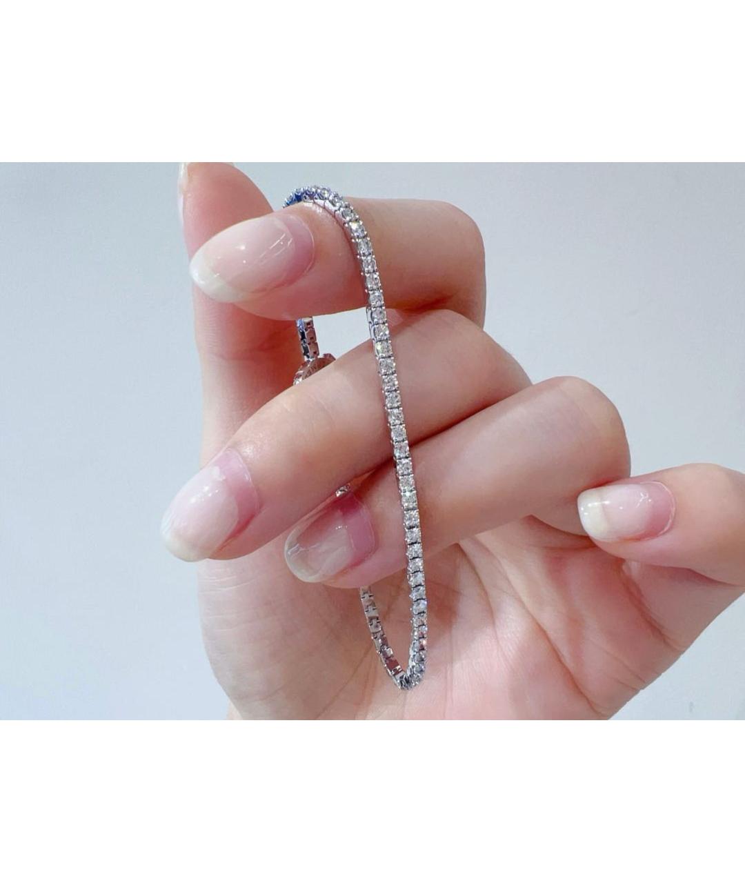 HERMES Серебрянный браслет из белого золота, фото 6