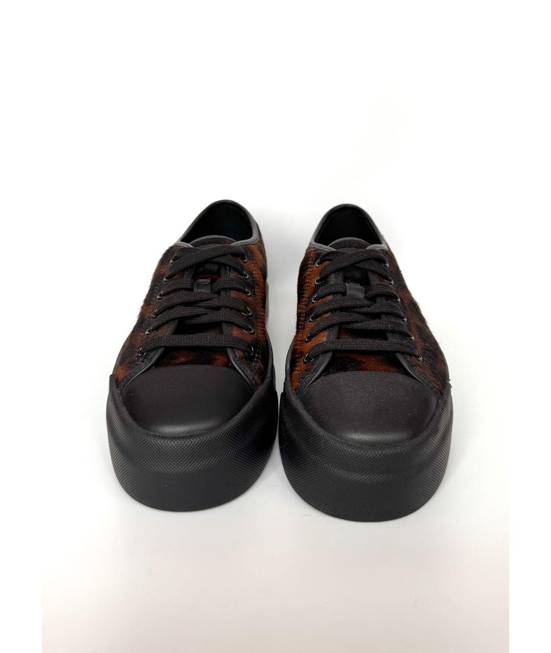 SANTONI Коричневые кеды, фото 2