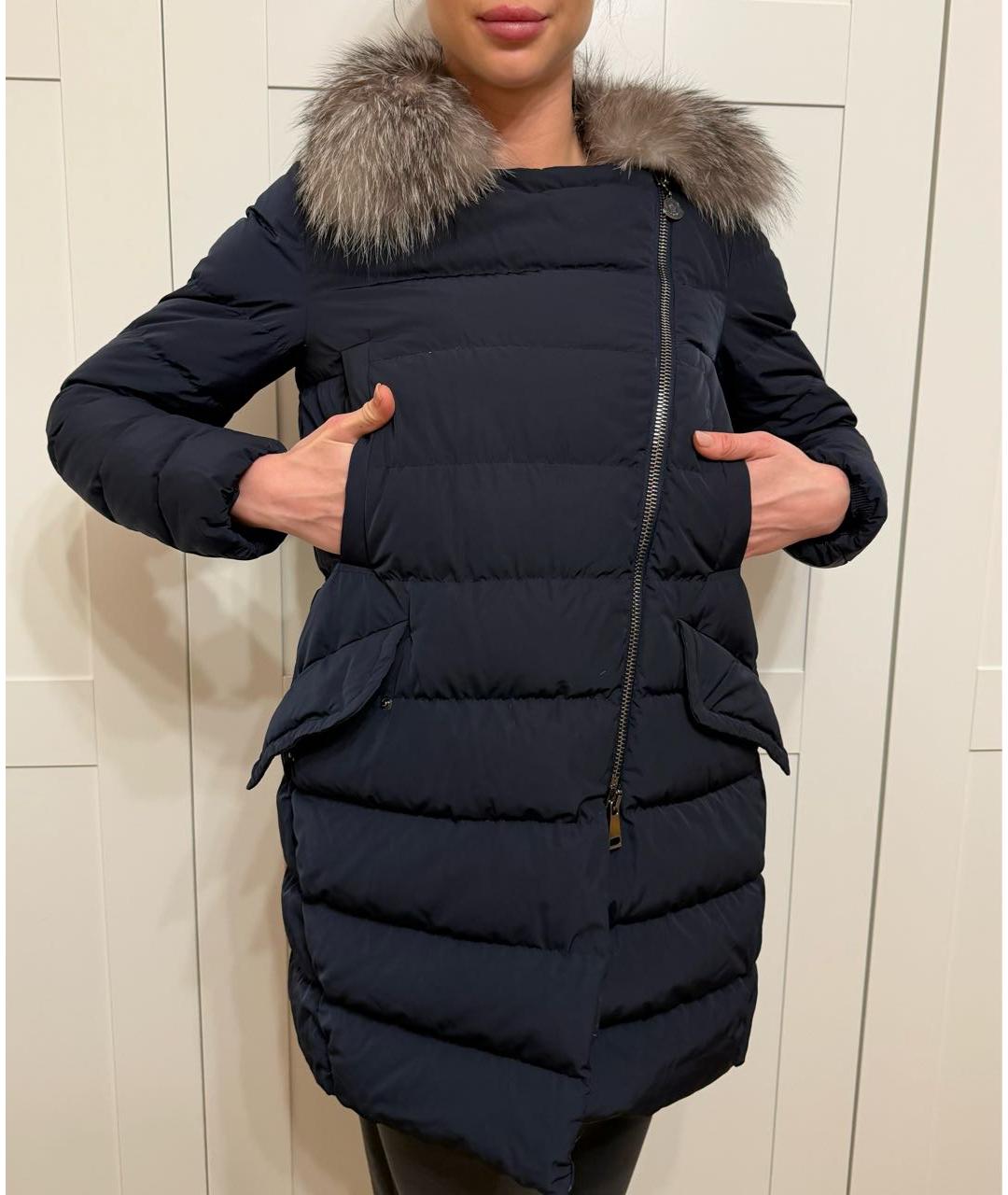 ESCADA Темно-синий полиэстеровый жакет/пиджак, фото 6