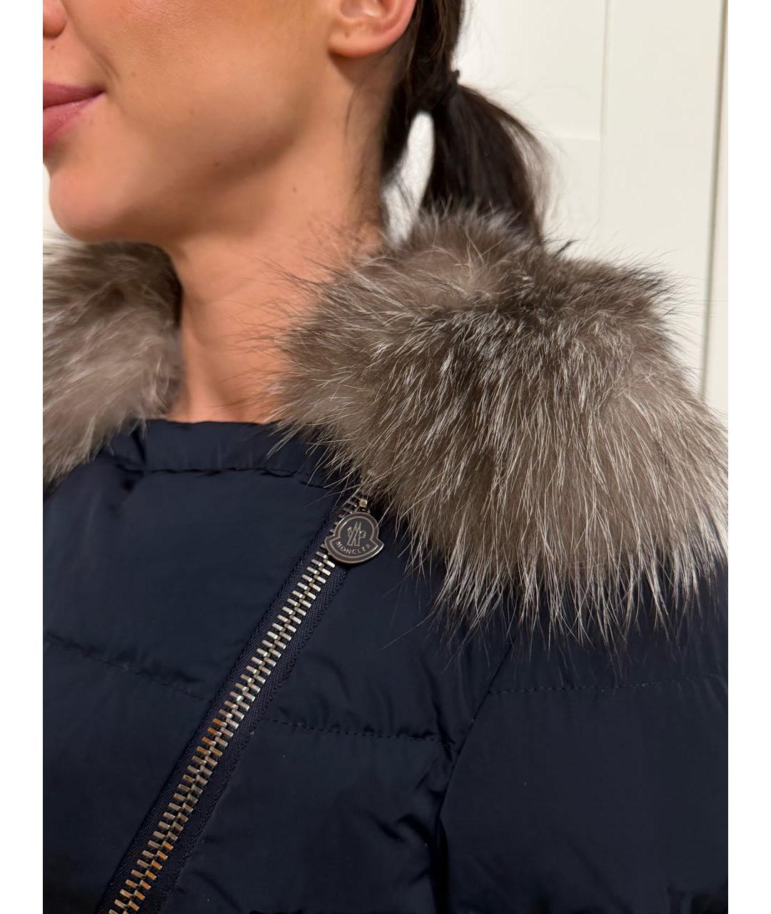 ESCADA Темно-синий полиэстеровый жакет/пиджак, фото 5