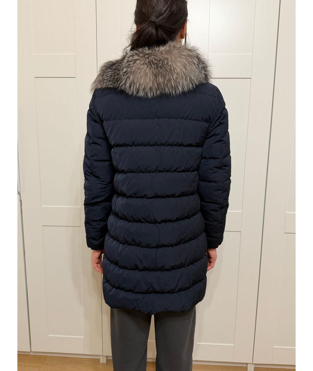 ESCADA Темно-синий полиэстеровый жакет/пиджак, фото 7