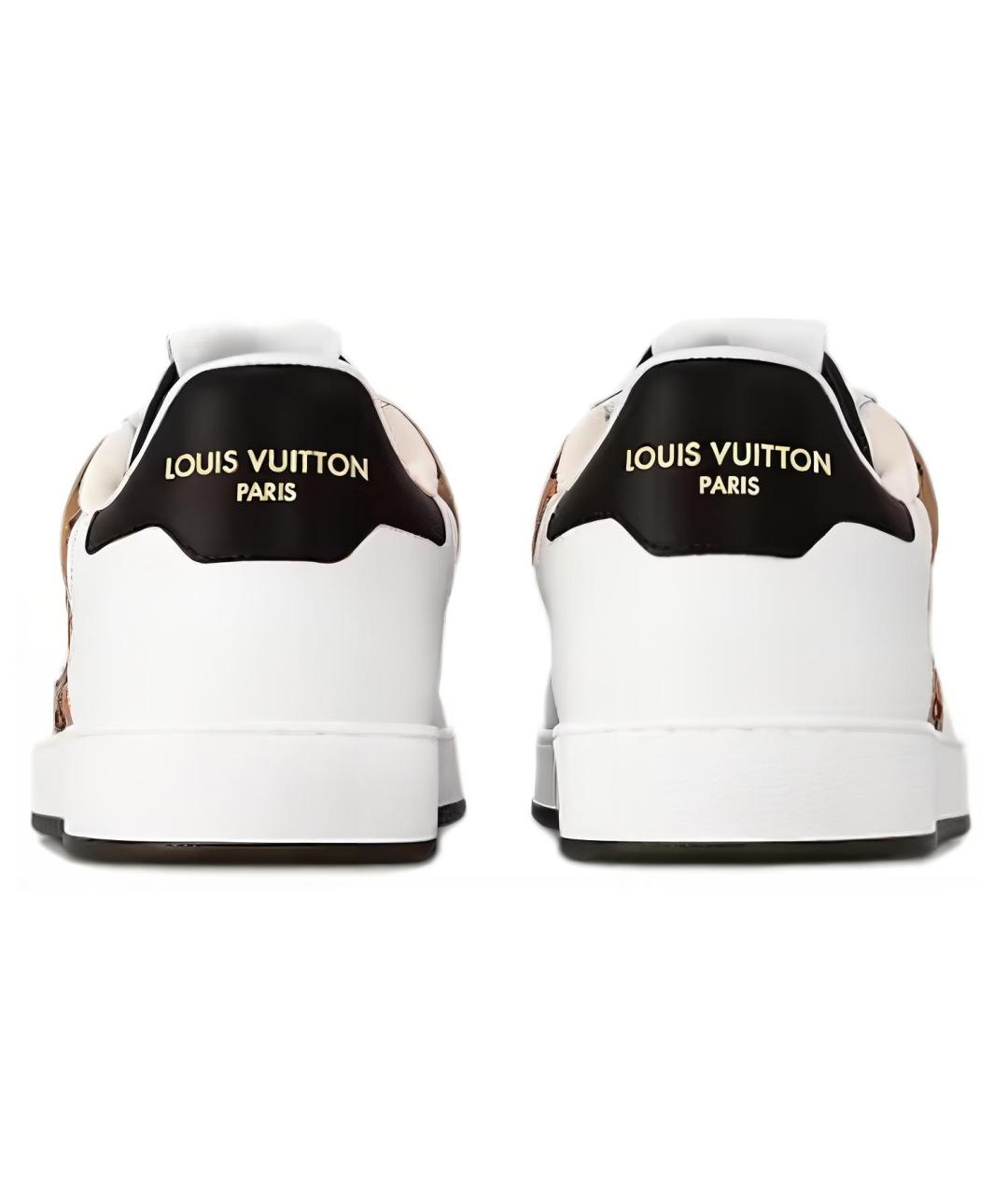 LOUIS VUITTON Мульти кожаные низкие кроссовки / кеды, фото 4