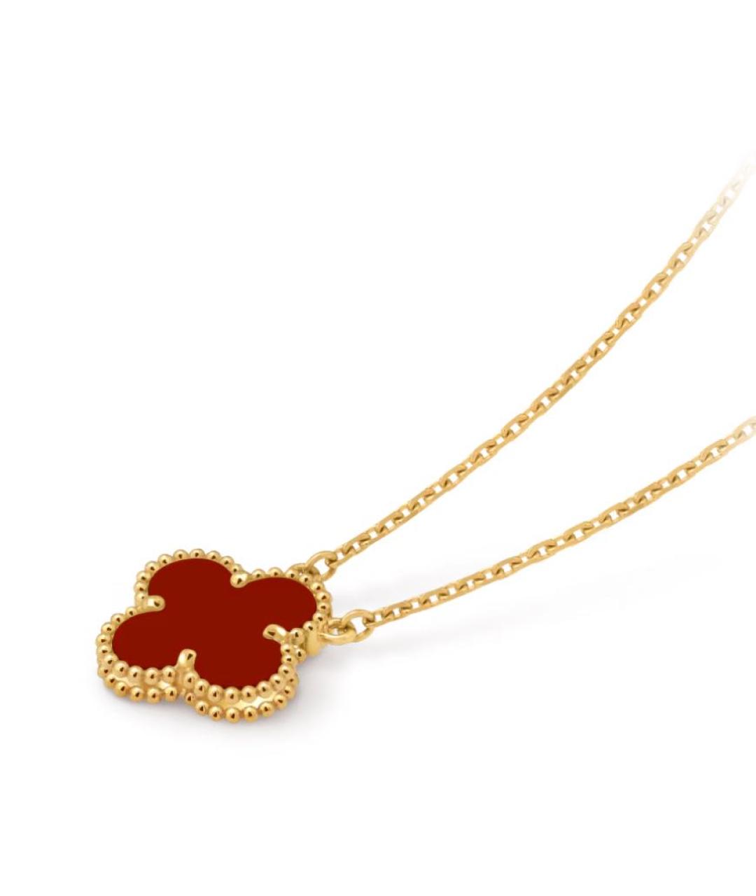 VAN CLEEF & ARPELS Красное колье из желтого золота, фото 4