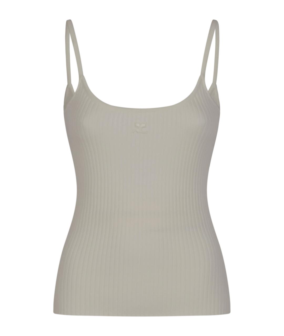 COURREGES Белая майка, фото 1