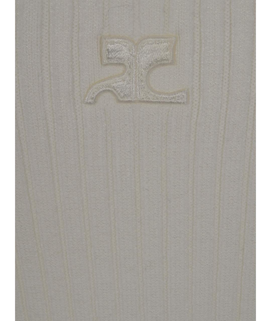 COURREGES Белая майка, фото 3