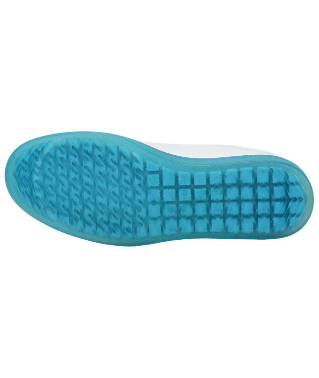 LOUIS VUITTON Белые кожаные низкие кроссовки / кеды, фото 5