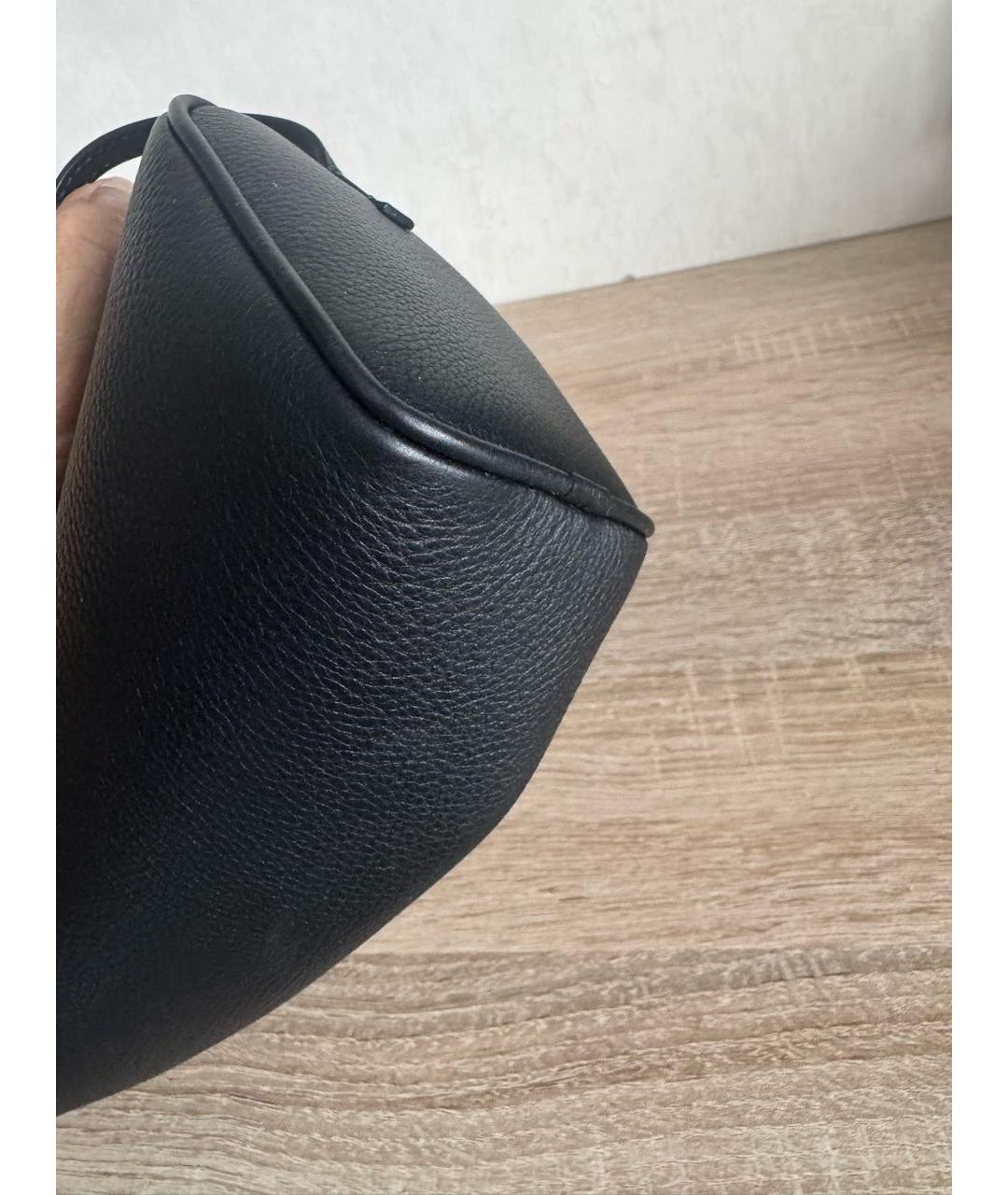 THE ROW Черная кожаная сумка через плечо, фото 6