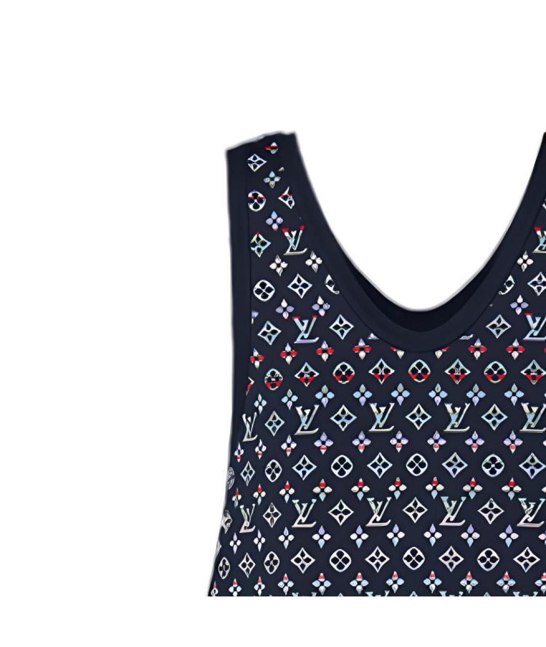 LOUIS VUITTON Синий джемпер / свитер, фото 3