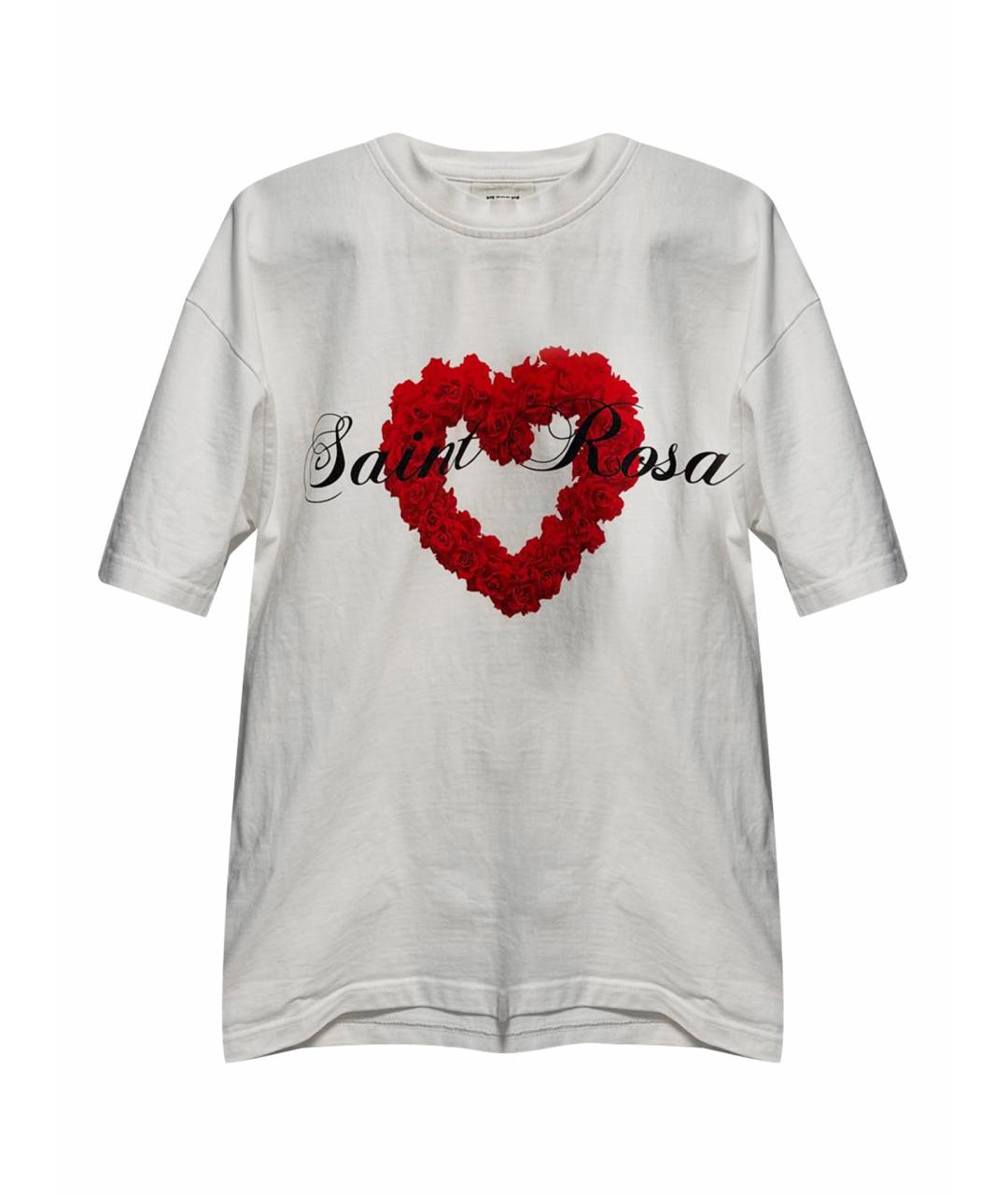 PLANTA ROSA Белая хлопковая футболка, фото 1