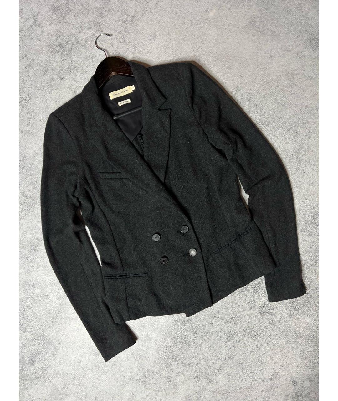 ISABEL MARANT ETOILE Серый шерстяной жакет/пиджак, фото 7