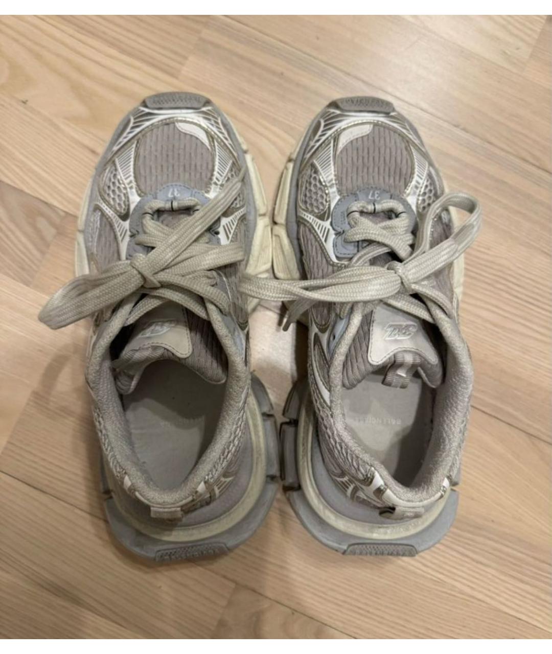 BALENCIAGA Серые кроссовки, фото 5