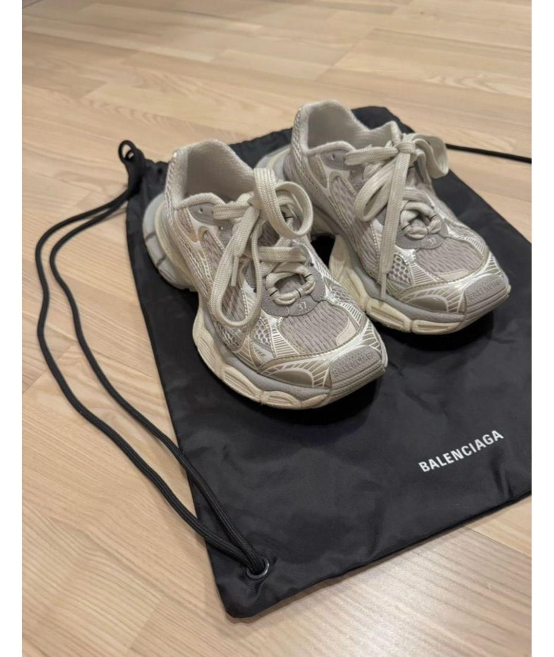 BALENCIAGA Серые кроссовки, фото 8