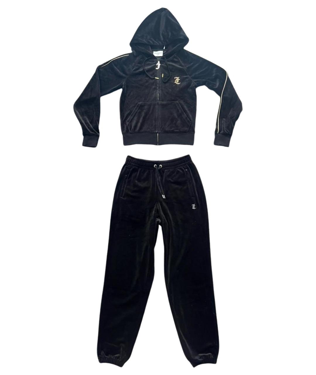 JUICY COUTURE Черный велюровый спортивные костюмы, фото 1