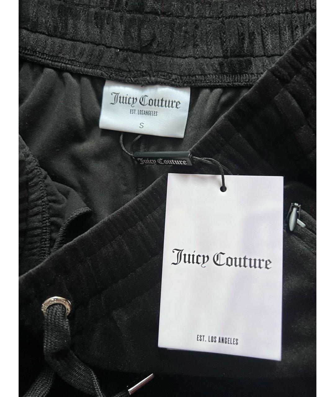 JUICY COUTURE Черный велюровый спортивные костюмы, фото 8