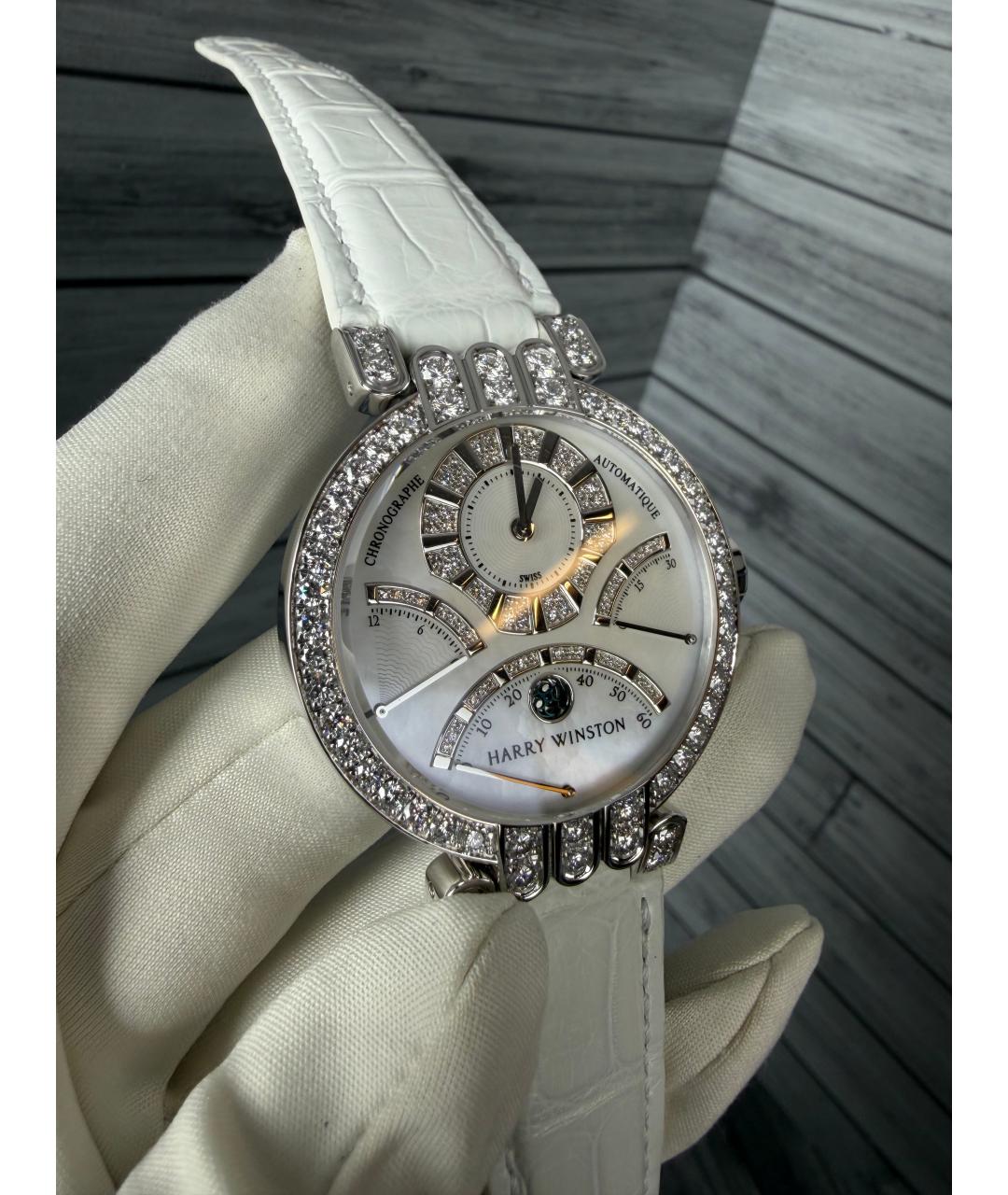 Harry Winston Белые часы из белого золота, фото 4