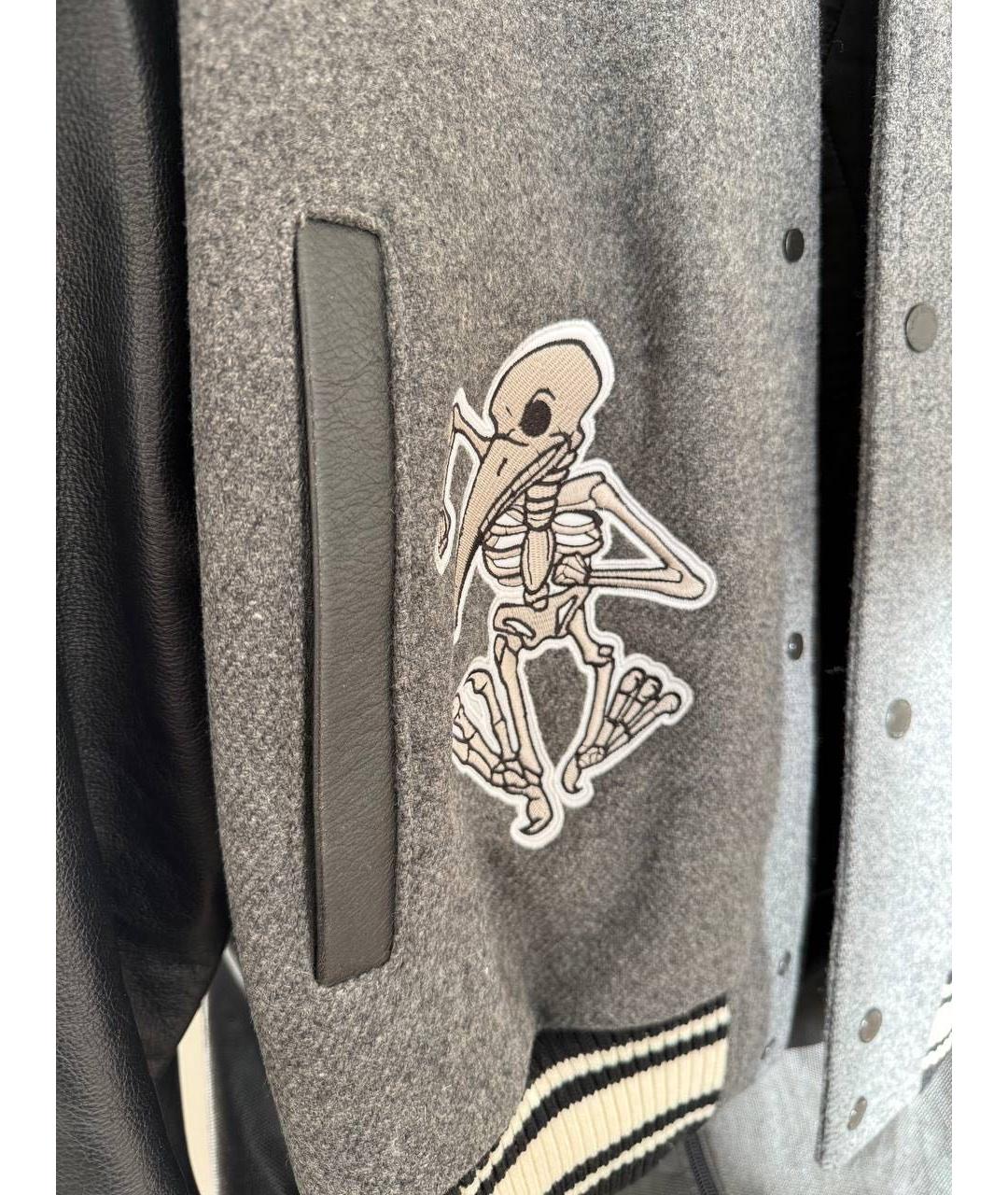 OFF-WHITE Антрацитовая куртка, фото 4