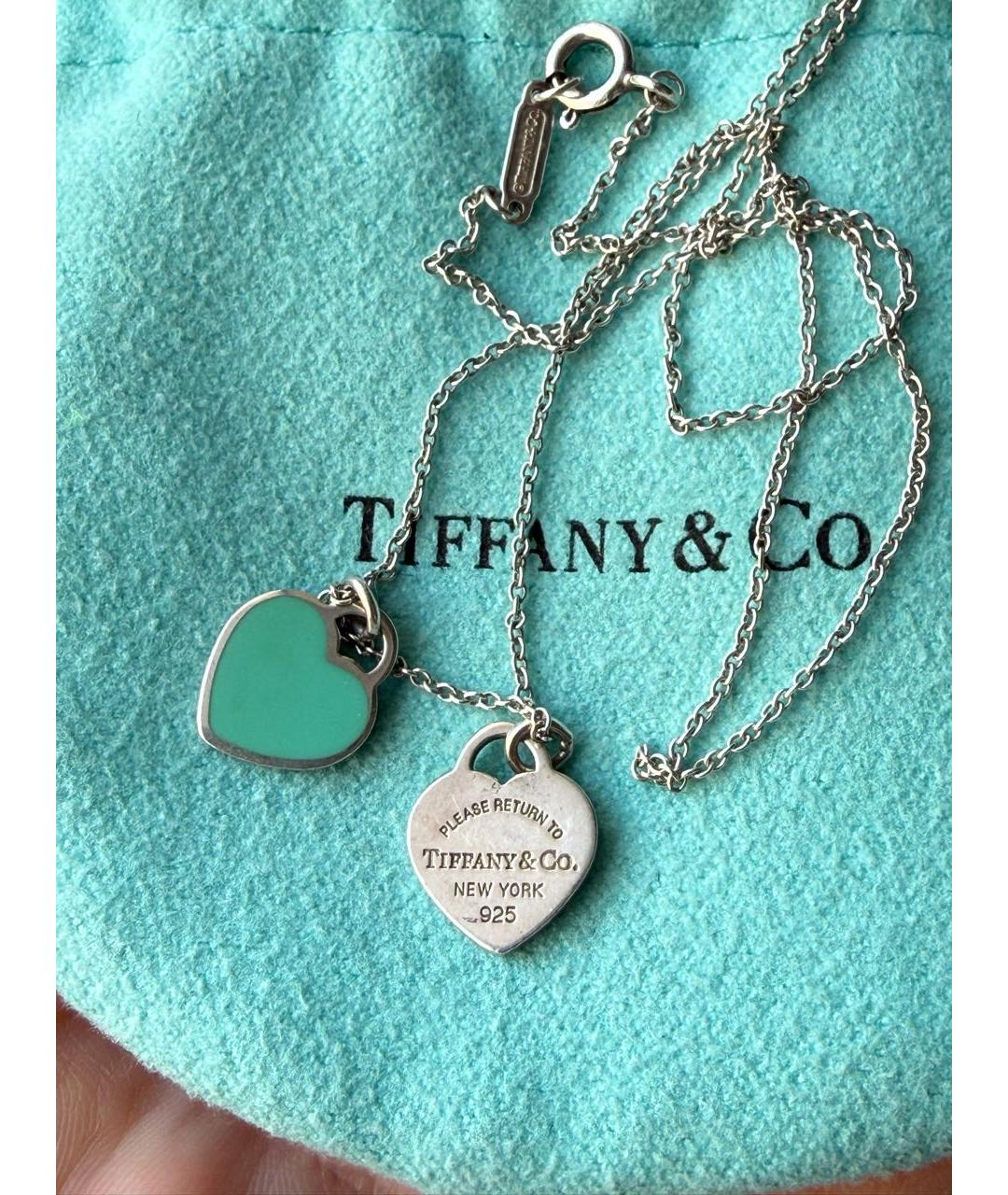 TIFFANY&CO Серебряное серебряное колье, фото 6