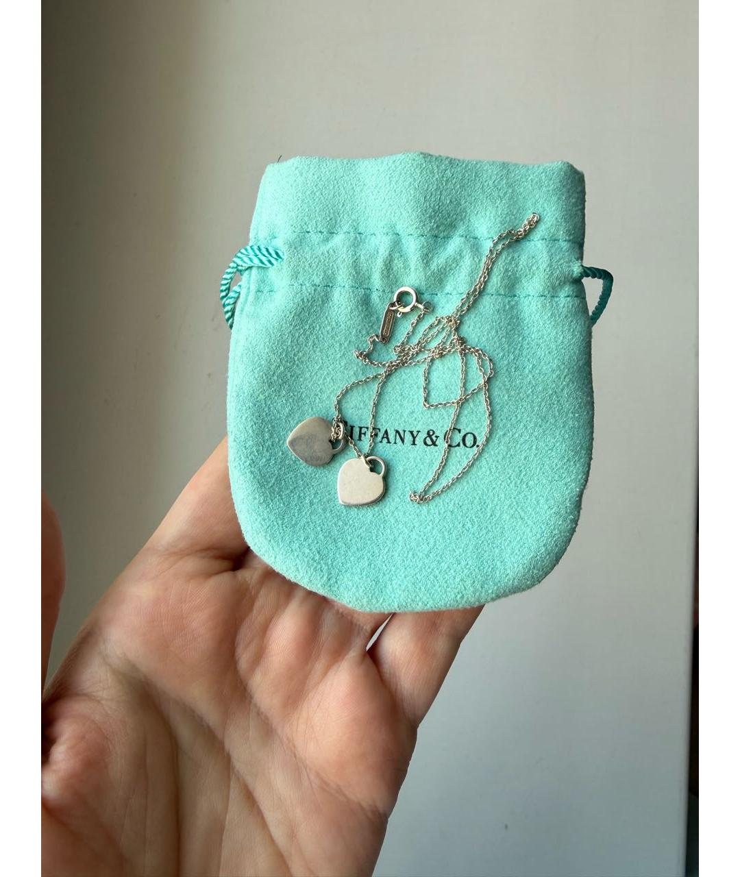 TIFFANY&CO Серебряное серебряное колье, фото 8