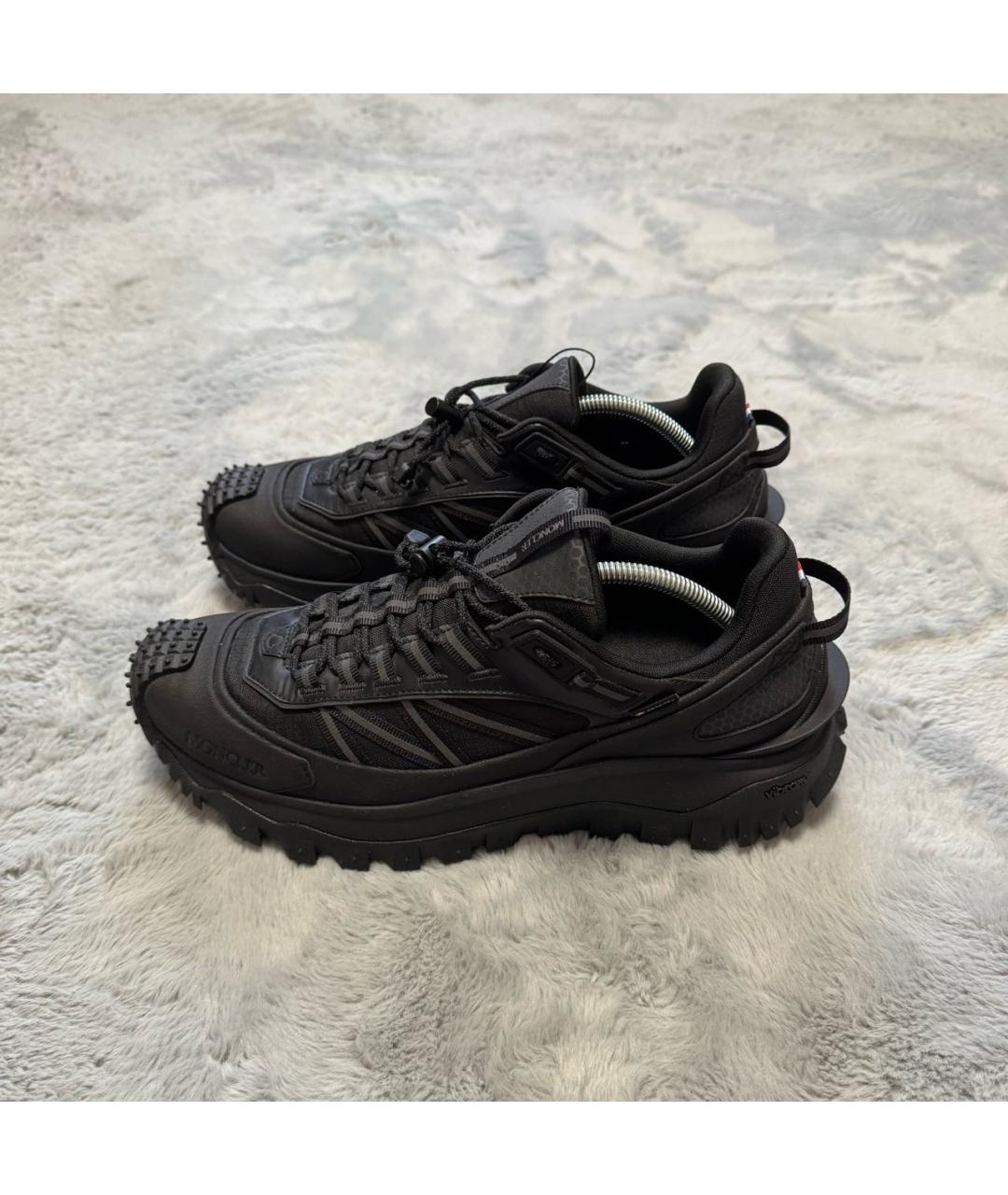 MONCLER Черные высокие кроссовки / кеды, фото 5