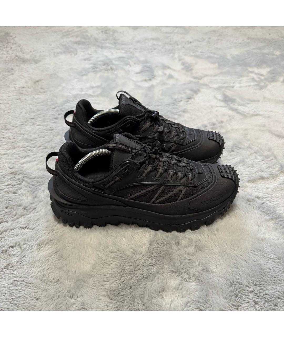 MONCLER Черные высокие кроссовки / кеды, фото 9