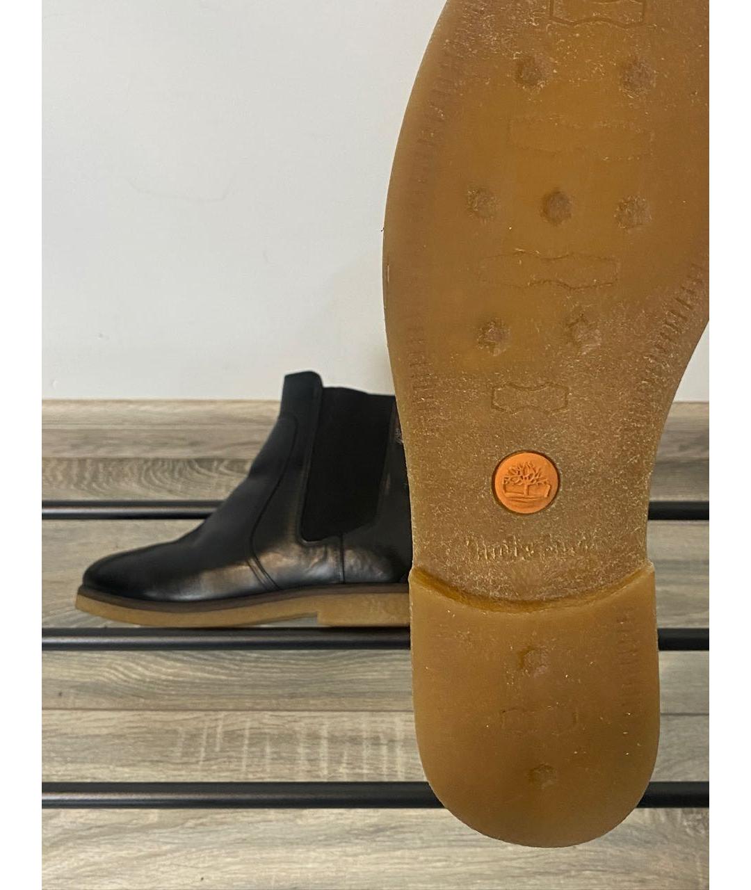 TIMBERLAND Черные кожаные полусапоги, фото 5