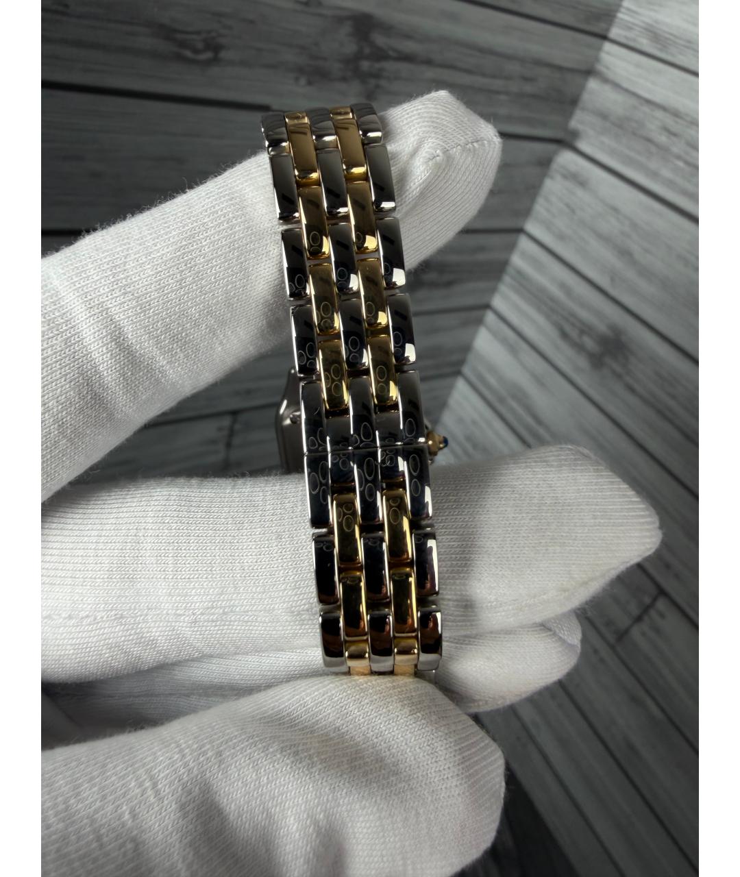 CARTIER Белые часы из желтого золота, фото 9